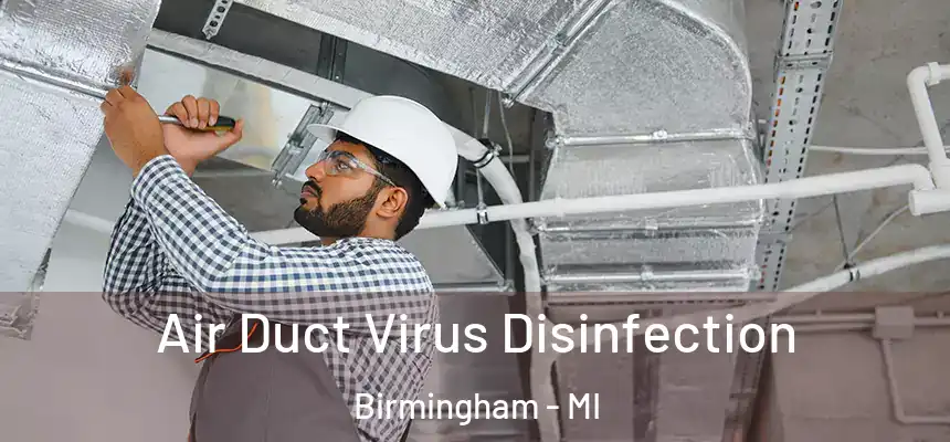  Air Duct Virus Disinfection Birmingham - MI