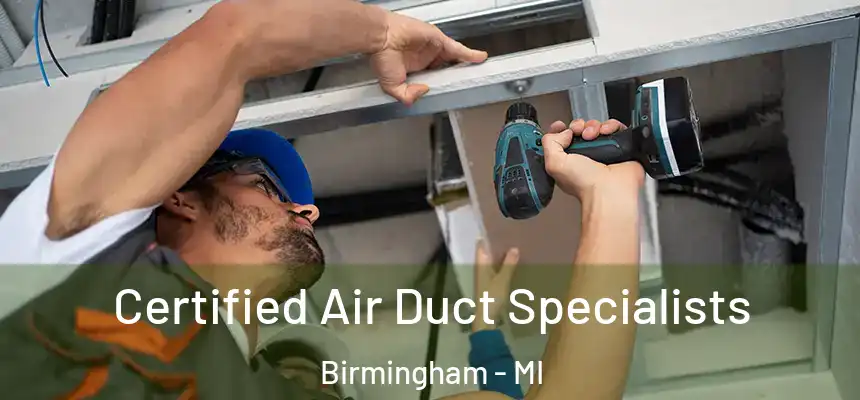  Certified Air Duct Specialists Birmingham - MI